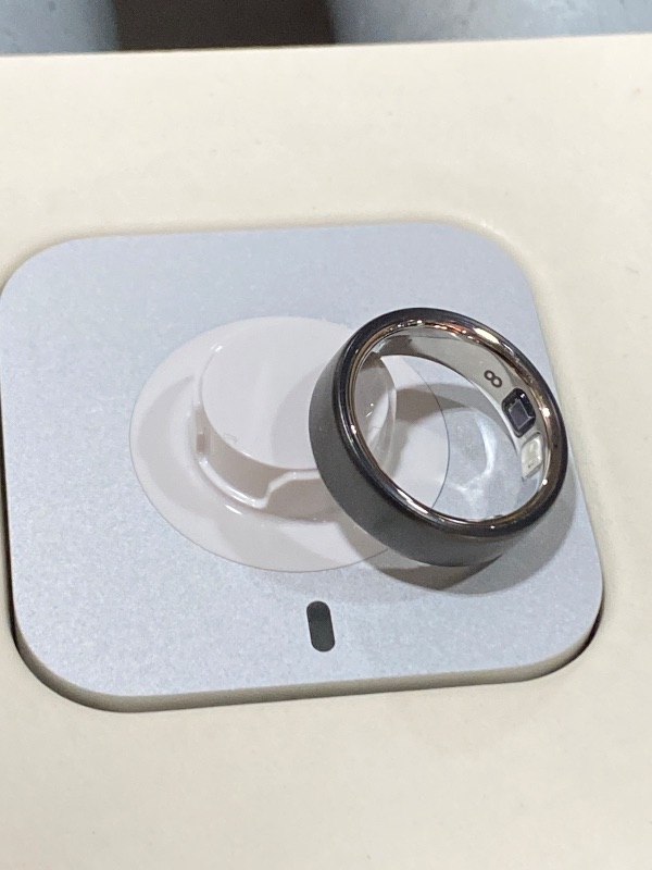 Photo 1 of OURA Ring 5 Smart Ring - Stealth, Size 8