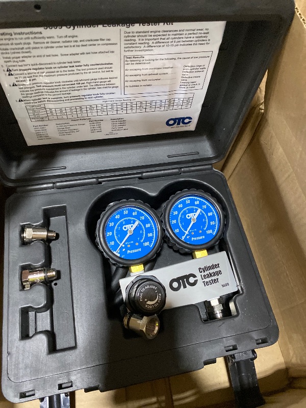 Photo 1 of OTC 5609 Cylinder Leakage Tester Kit with Storage Case