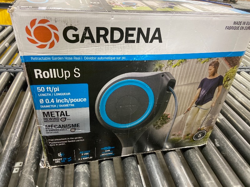 Photo 1 of GARDENA Automatic Retractable Garden Hose Reel - 50 ft