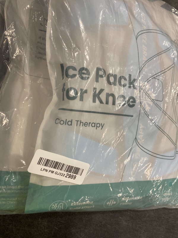 Photo 1 of PELEGON Knee Ice Pack Wrap - 2 Pack