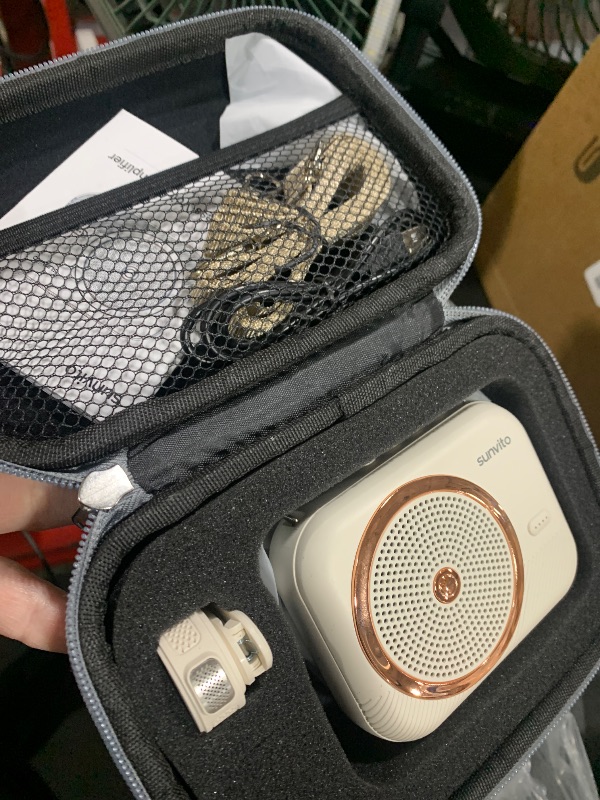 Photo 1 of sunvito Voice Amplifier with Wireless Lavalier Microphone