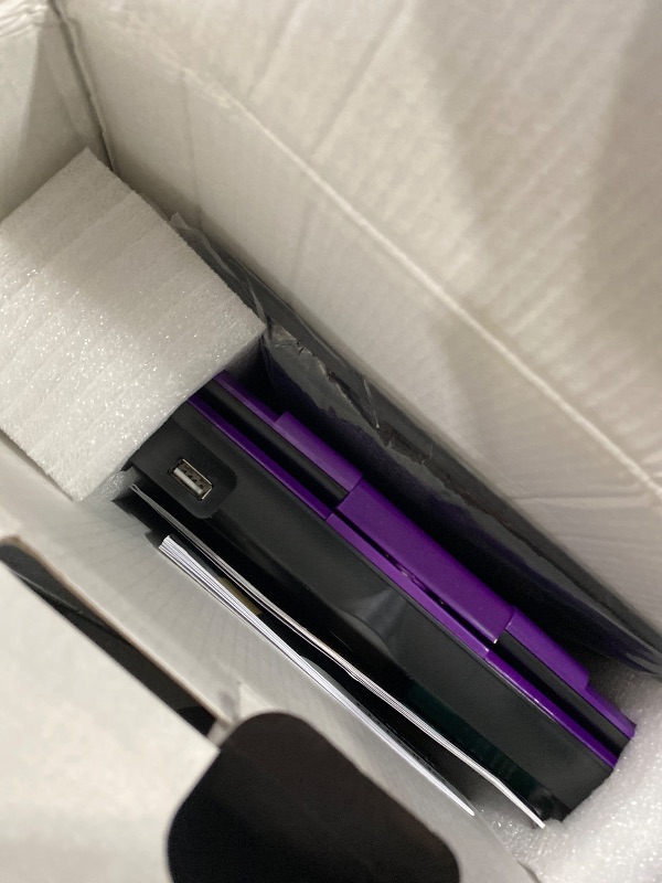 Photo 1 of POFOTO 12.5" Portable DVD Player with 10.5" HD Swivel Screen, Purple