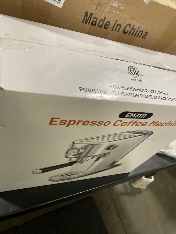 Photo 1 of atatix Espresso Machine with Milk Frother, 20 Bar Espresso Maker