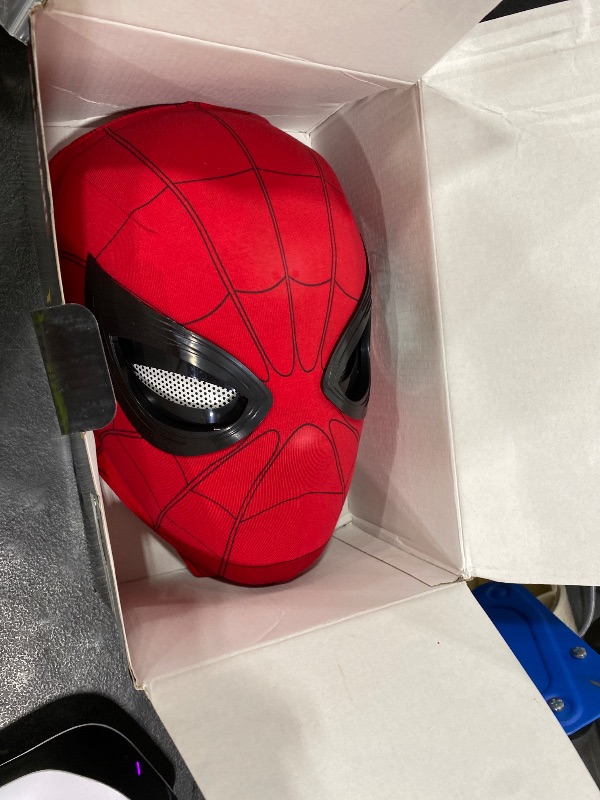 Photo 1 of AUGMAXI Spider Superhero Dynamic Mask with Remote LED Lights