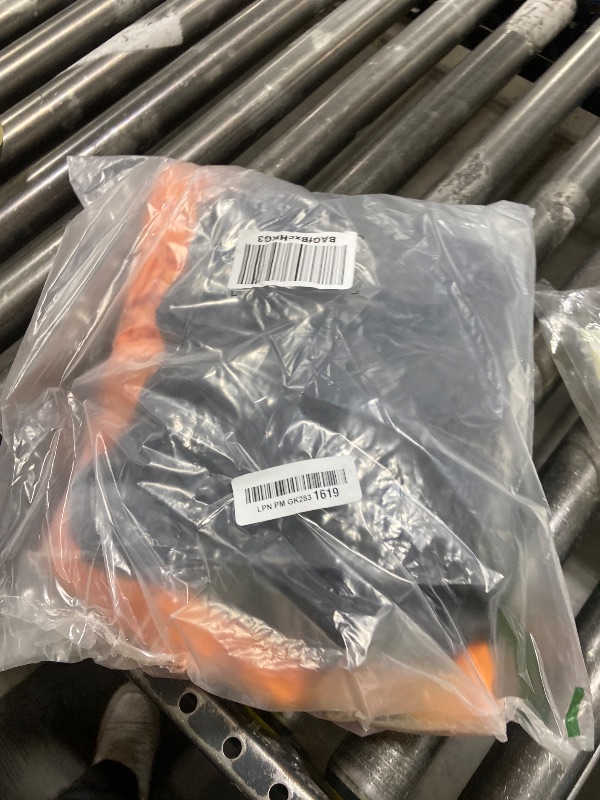View 2 of XYZCTEM Motorcycle Cover - Black & Orange, Fits up to 108"