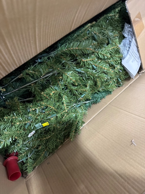 View 3 of National Tree Company 6ft Pre-Lit Dunhill Fir Artificial Christmas Tree