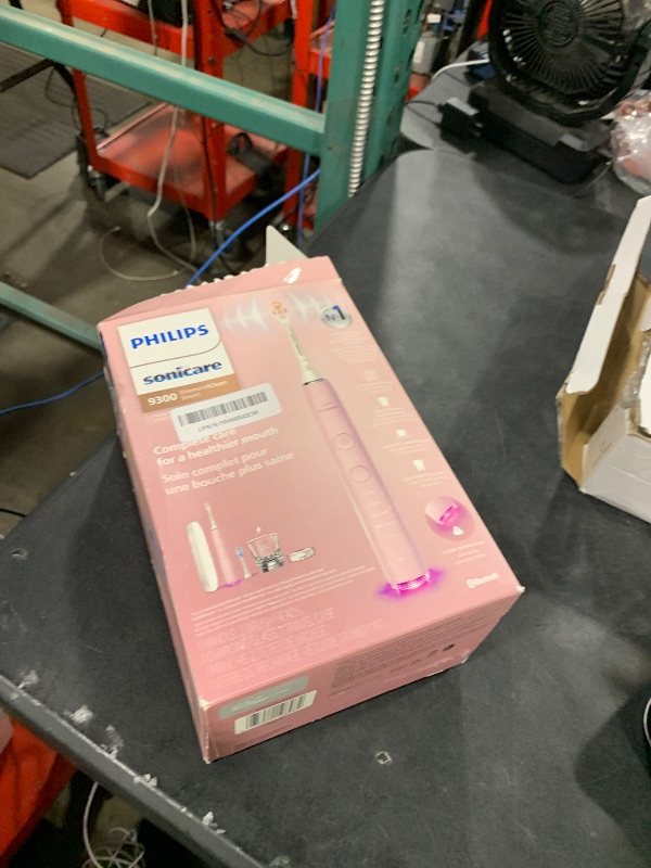 Photo 1 of Philips Sonicare DiamondClean 9300 Electric Toothbrush, Pink, 2 Brush Heads