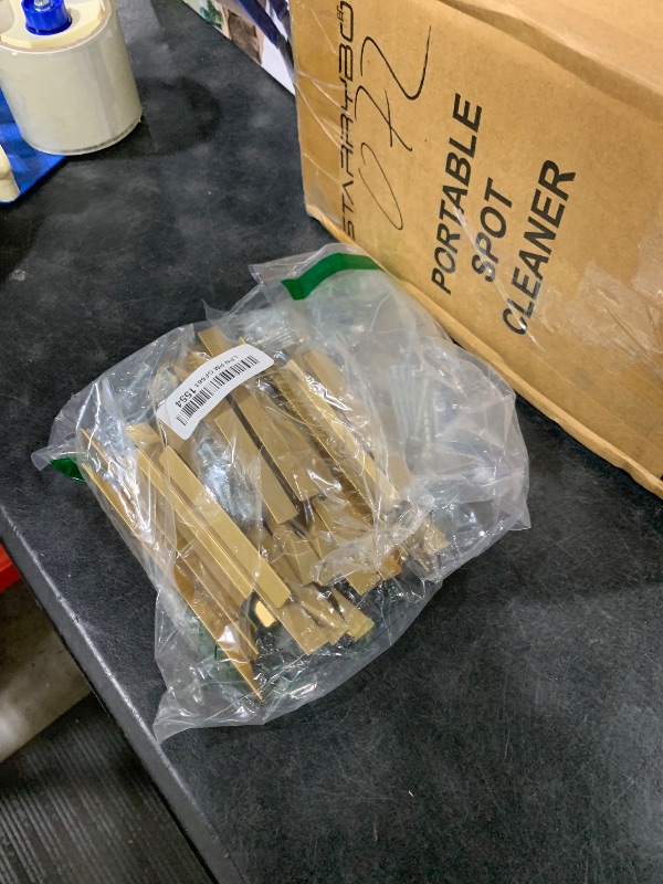 Photo 1 of Goldenwarm Gold Cabinet Handles, 3-3/4" Hole Center