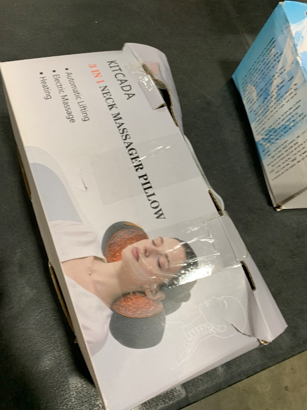 Photo 1 of KITCADA Cordless Neck Massage Pillow with Heat