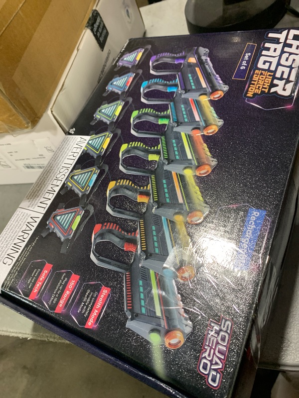 Photo 1 of Squad Hero Rechargeable Laser Tag Set - 6 Guns & Vests