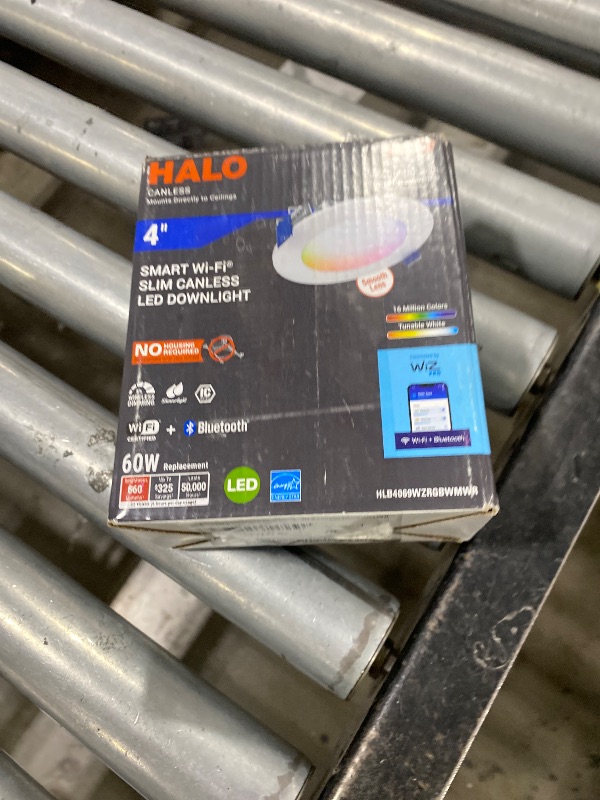 Photo 1 of HALO HLB Smart Wi-Fi Canless LED Ceiling Light - 4 inch