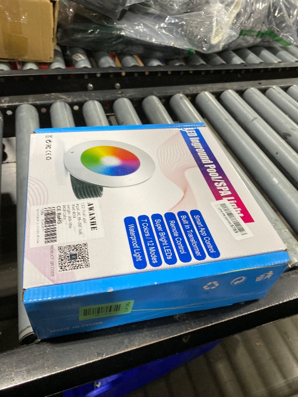 Photo 1 of Awanhe Pool Lights for Inground Pool, 60W 10 Inch LED Inground Pool Light with Controller, Remote and APP Control for Wet Niche, Color Changing Underwater Swimming Pool Lights with 50 Foot Cord
