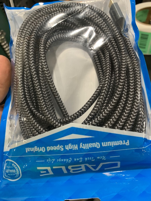 Photo 1 of TAISUSAN USB C Printer Cable - 20ft Grey