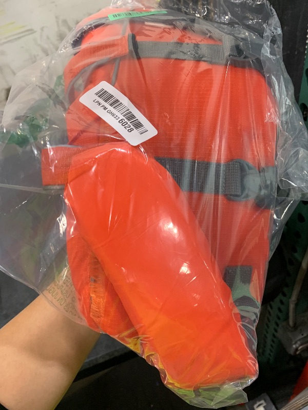 Photo 1 of Outward Hound Granby Splash Dog Life Jacket - Orange, Large