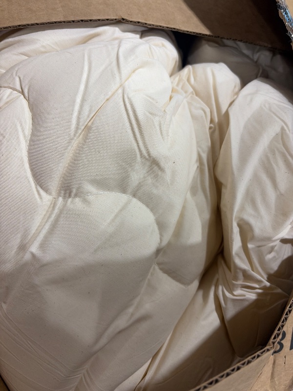 Photo 1 of Zalmureta Queen Wool & Cotton Mattress Topper (60"x80")
