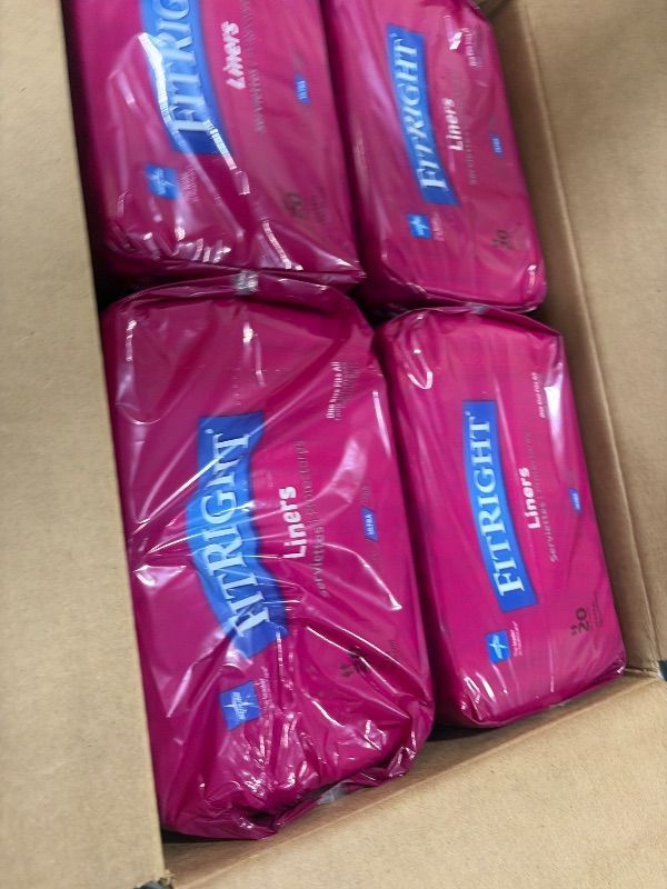 Photo 1 of MEDLINE LINERS / 20 CT / ONE SIZE ALL /4PK