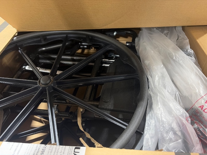 Photo 1 of Medline Self-Propelled Wheelchair, Black, 20" Seat
