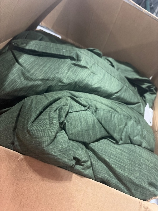 Photo 1 of Bedsure Oversized King Comforter Set - Olive Green Melange