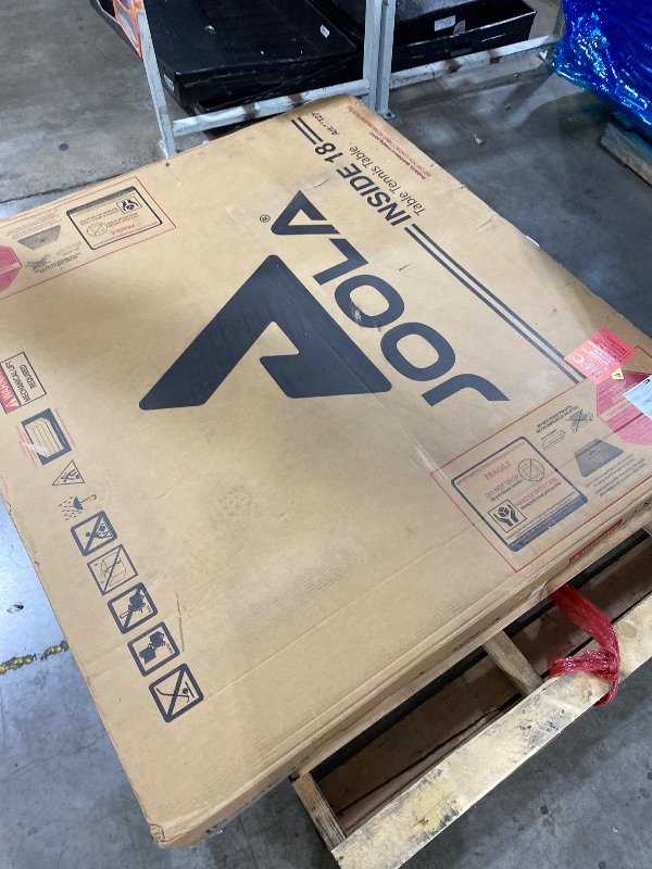 Photo 1 of JOOLA Inside - Professional MDF Indoor Table Tennis Table with Quick Clamp Ping Pong Net and Post Set - 10 Minute Easy Assembly - Ping Pong Table with Single Player Playback Mode