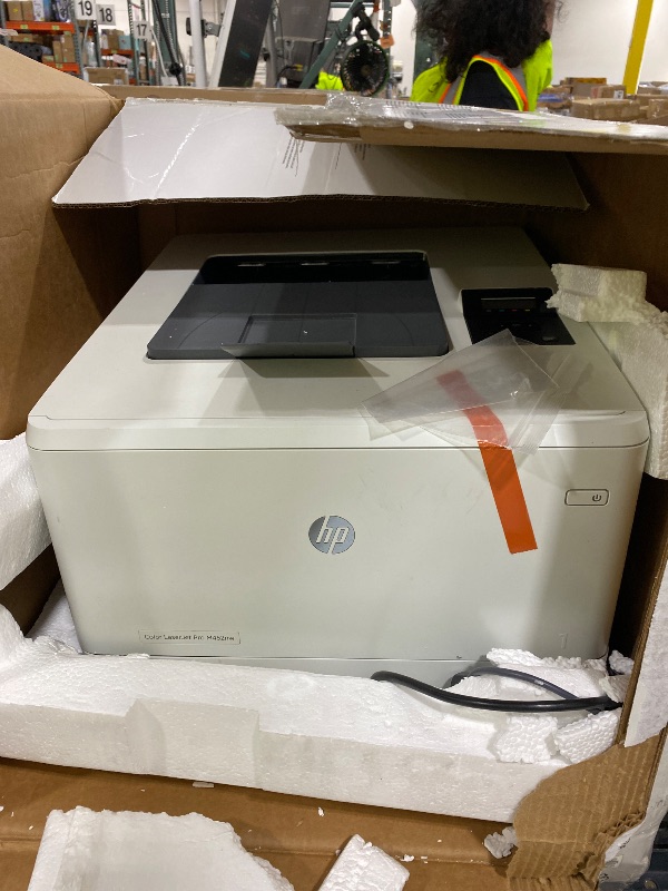 Photo 1 of HP Color LaserJet Pro Multifunction M479fdw Wireless Laser Printer with One-Year, Next-Business Day, Onsite Warranty (W1A80A), White
