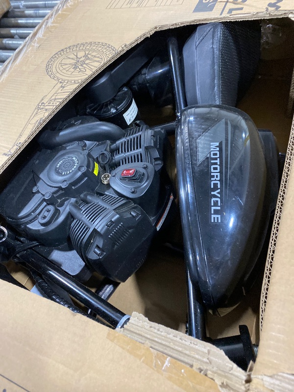 Photo 1 of ELEMARA Electric Dirt Bike, 15 mph & 150lb Max, 24V Ride on Toy for Big Kids w/LED Lights & Power Display,Chain-Driven Motor,Twist-Grip Throttle, Shock Springs,Handbrake,12" Air-Filled Tires-Black
