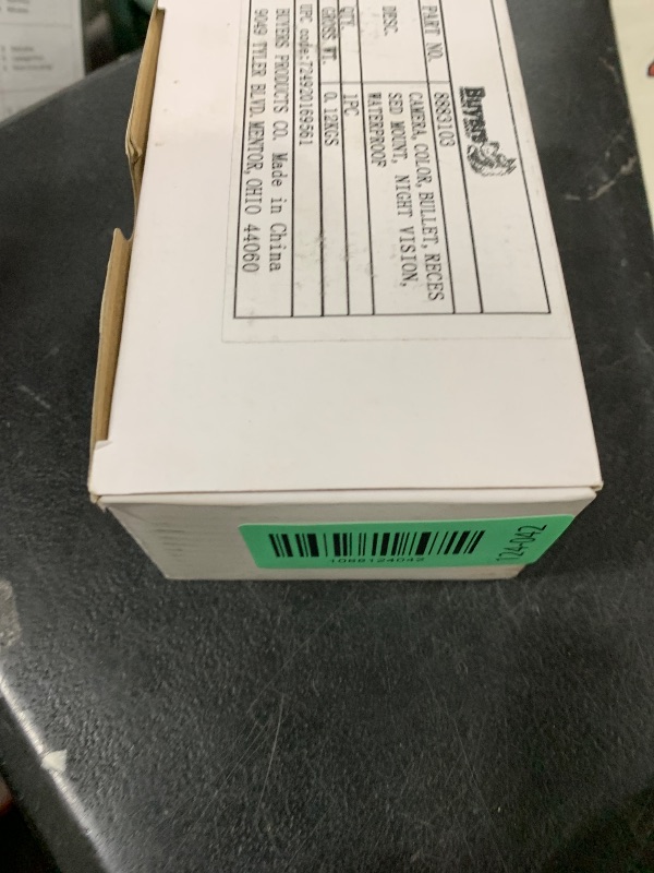 Photo 1 of Buyers Products 8883103 Bullet Camera with Night Vision