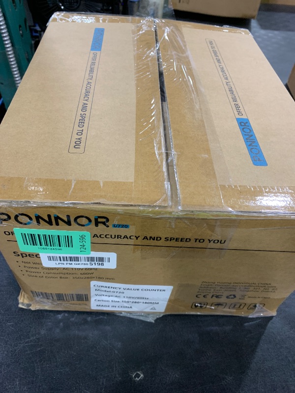 Photo 1 of PONNOR Money Counter Machine