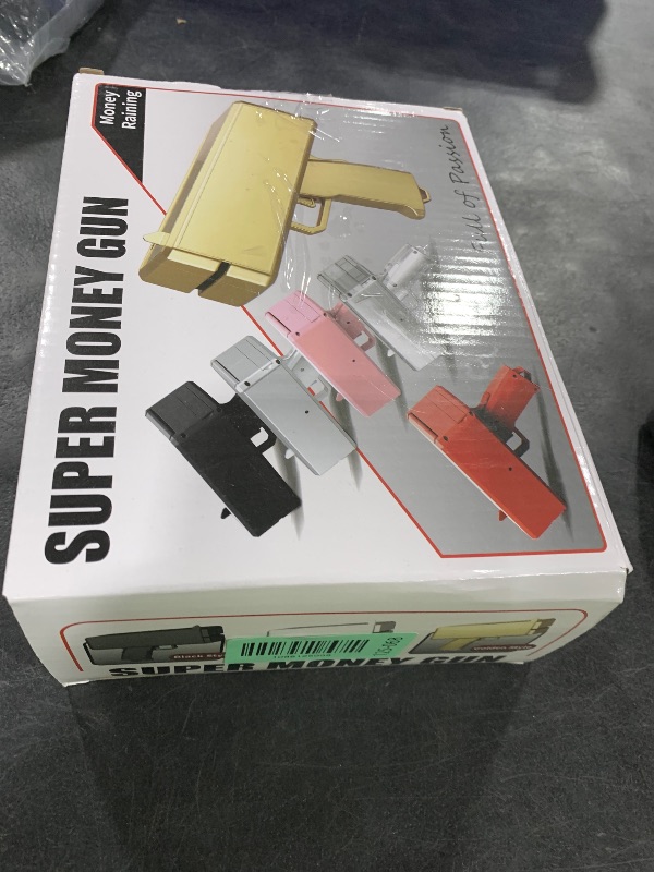 Photo 1 of Sopu Make it Rain Money Gun Paper Playing Spary Money Toy Gun, Prop Money Gun Cash Gun Toy Party Supplies (Mysterious Black)