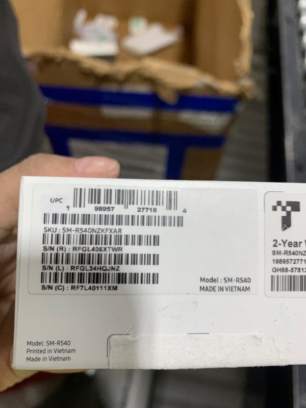 Photo 1 of Samsung Galaxy Buds4 AI True Wireless Earbuds, Black