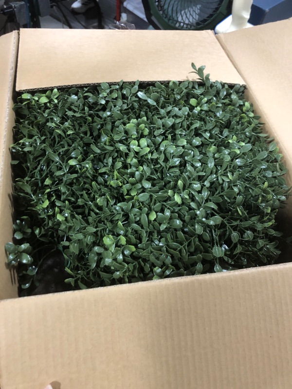 View 3 of QIANYUN Boxwood Topiary Bush – Artificial Shrubs for Outdoors, Artificial Boxwood Topiary Ball Tree, UV Resistant Evergreen for Front Porch, Garden, Yard & Balcony Decor