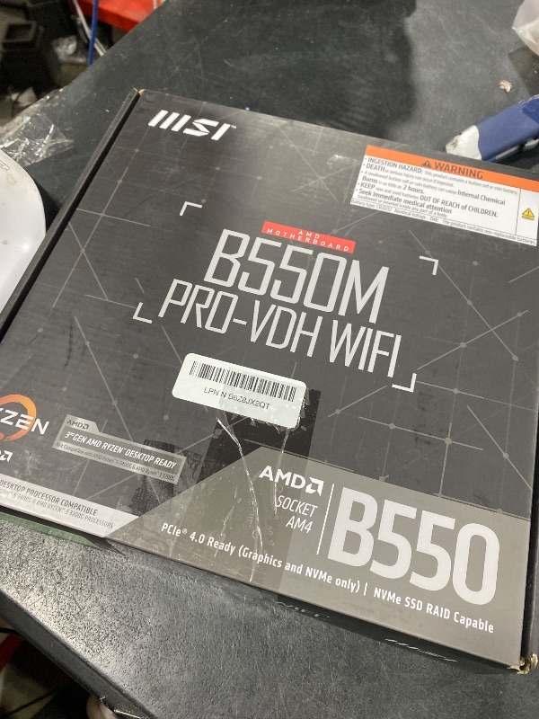 Photo 1 of MSI B550M PRO-VDH WiFi Motherboard