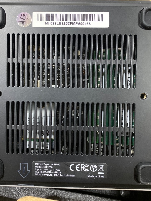 Photo 1 of MINISFORUM UN1250 Mini PC Intel Core i5-1250P 16GB RAM 500GB SSD