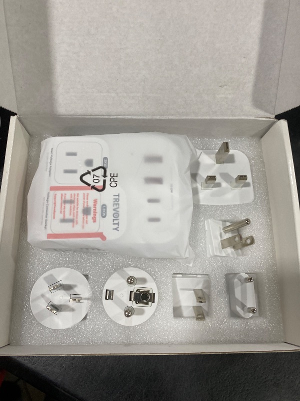 Photo 1 of TREVOLTY 2000W Universal Travel Adapter