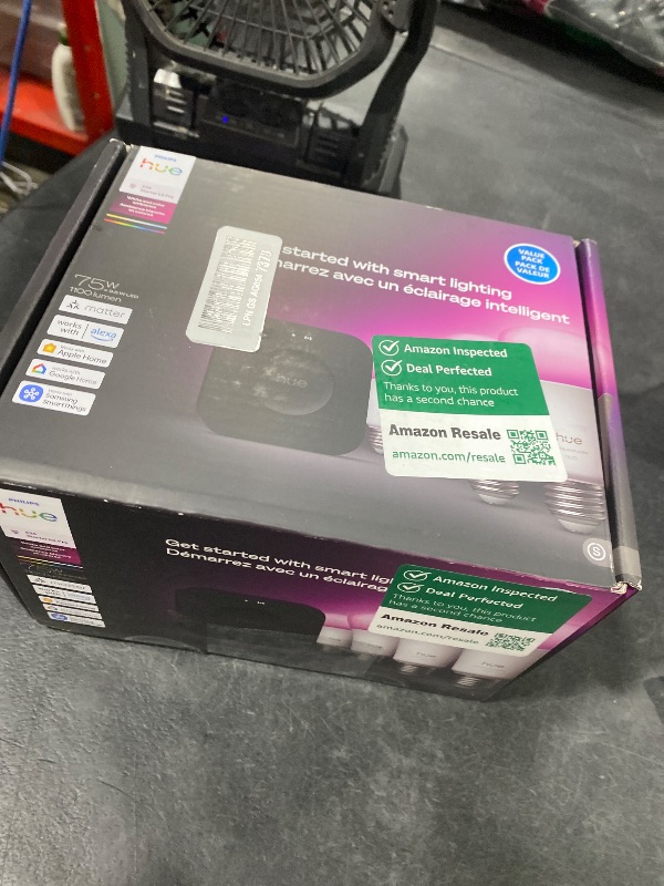 Photo 1 of Philips Hue Starter Kit, Bridge Pro + 4 A19 E26 Smart Bulbs