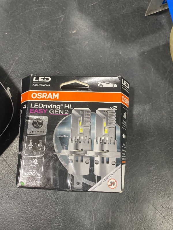 Photo 1 of OSRAM H4/H19 LED High/Low Beam Lights (Cool White)