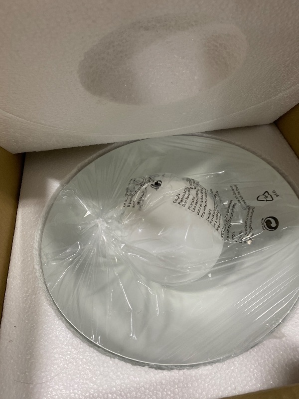 Photo 1 of Jowjut White Flush Mount Ceiling Light 11.8"