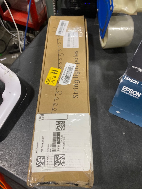 Photo 1 of Beizelte 5Ft String Light Poles (2-Pack)