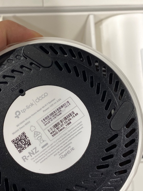 Photo 1 of Deco 7 Pro Tri-Band WiFi 7 BE10000 Whole Home Mesh System 6-Stream 10 Gbps