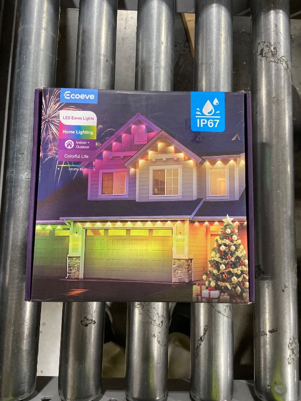 Photo 1 of Ecoeve Permanent Outdoor Lights, 100ft RGB+IC
