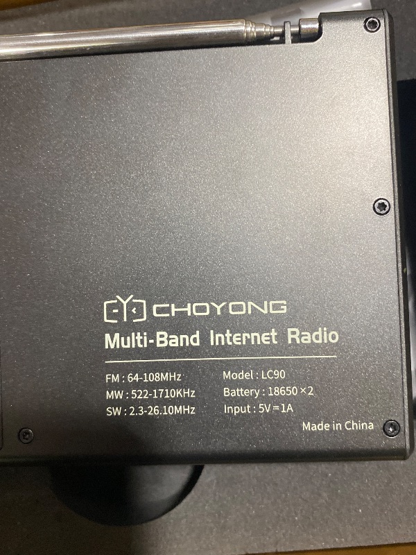 Photo 1 of CHOYONG LC90 Wi-Fi/4G Internet Radio