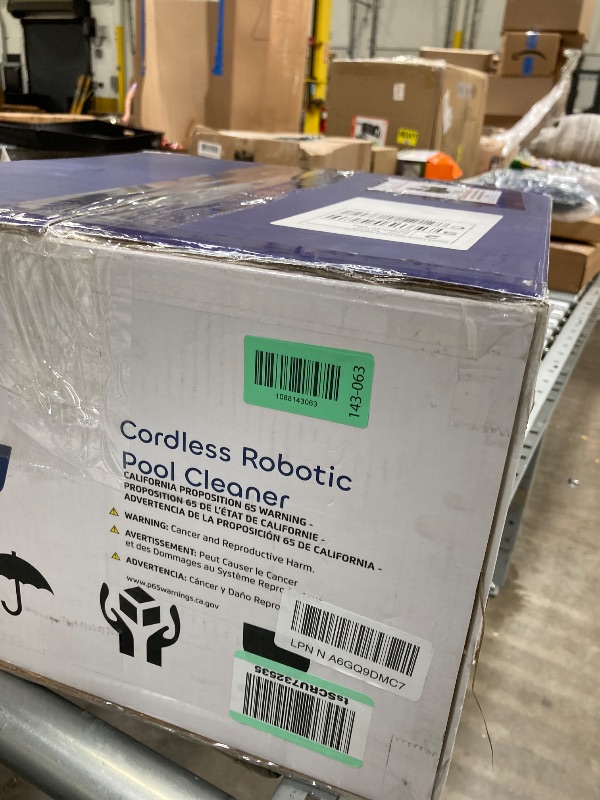 Photo 1 of [2026 Release] Automatic Robotic Pool Vacuum for Inground & Above Ground Pools, Wall Climbing Pool Vacuum Cleaner, Cleans Floor, Walls, Waterline, Drain & Skimmer up to 2150 Sq. Ft., 190 Min