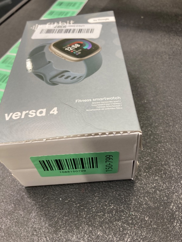 Photo 1 of **Its doesnt work**Google Fitbit Versa 4 Fitness Smartwatch, - Waterfall Blue/Platinum