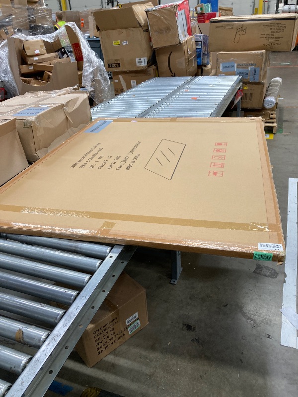 Photo 1 of [Tempered Glass] 48" x 60" Glass Office Chair Mat for Carpet