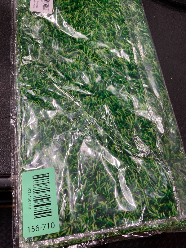 Photo 1 of ***PACK OF 3***
54 x 108 Inch Grass Party Tablecloths Disposable Plastic Green Table Cover for Golf Birthday Party Hole in One Decorations Outdoor Indoor Supplies