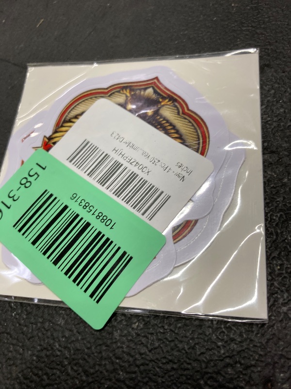 Photo 1 of (4pcs-3in) 250 Years Sticker Stickers Semiquincentennial Eagle Shield USA
