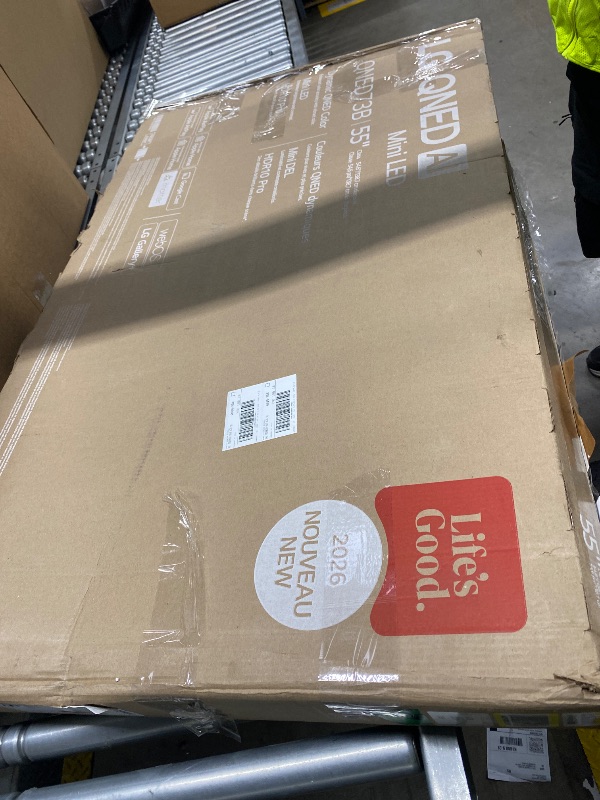 Photo 1 of ***For spare parts only; non-refundable, non-returnable.***LG Amazon Exclusive 55-Inch Class QNED AI 4K QNED73 Series Mini LED Smart TV w/AI Sound Pro, HDR10, AI 4K Super Upscaling, Filmmaker Mode, Wow Orchestra, Compatible with Alexa (55QNED73BUA, 2026)