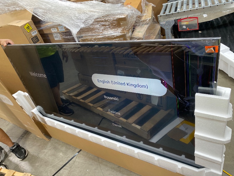 Photo 1 of ***Broken, for parts only; non-refundable, non-returnable.***TCL 85 Inch Class QM6K Series | Mini LED QLED 4K HDR | 85QM6K, Latest Model | 120HZ-144HZ High Brightness Smart Google TV Dolby Atmos Onkyo Audio | Voice Remote Alexa Gaming Streaming Television