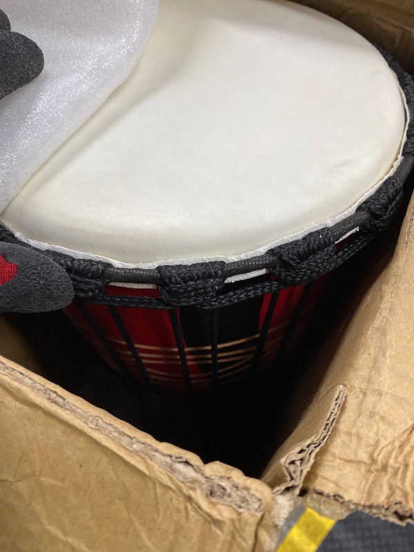 Photo 1 of [Complete Accessory Set]: Comes with a comprehensive accessory package including the Djembe, Djembe Drum Bag, Strap, Wristband, and Charm. Everything you need to start playing right away
[Premium Quality Craftsmanship]: Mosen Africa Drum crafted from high