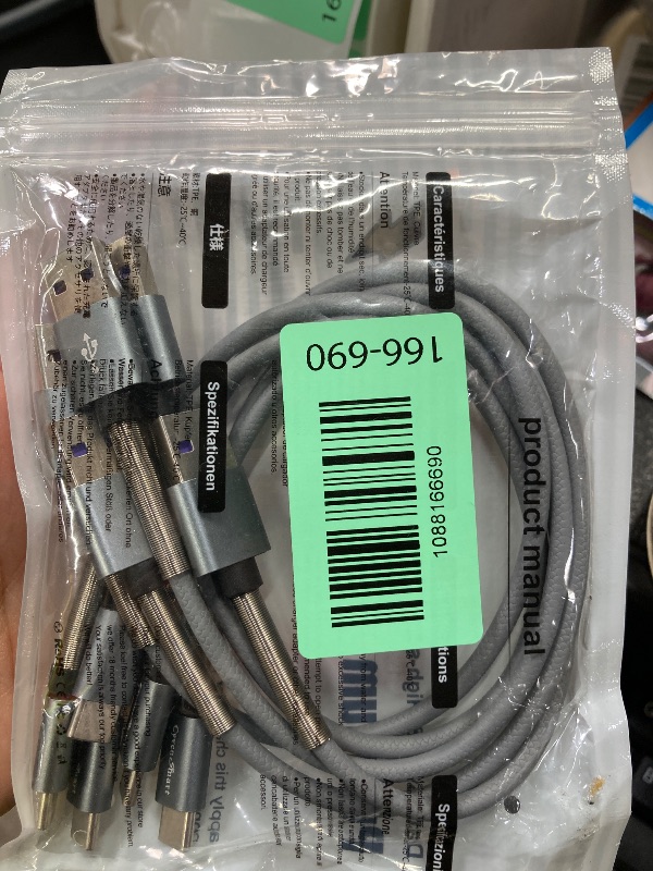 Photo 1 of [5Pack 1ft] Charger Cord Gray Cable,TPE USB C Type Charger Cable,USB A to Type C Replacement for Samsung Galaxy S9 S10 S8 Plus Charger Cord?for iPhone 15 Pro