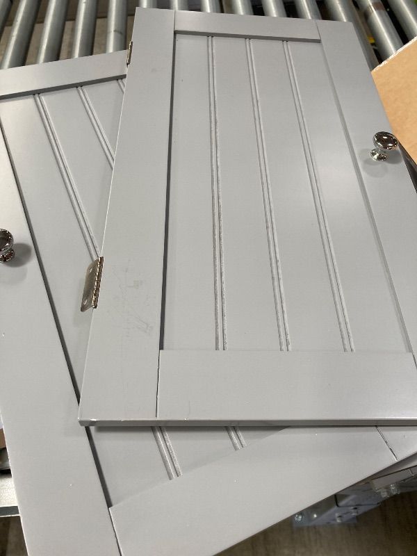 Photo 1 of ***DAMAGED -MISSING PIECES -SELLING AS REPLACEMENT PARTS ONLY*** ChooChoo 63.2" Tall Bathroom Storage Cabinet with 6 Doors